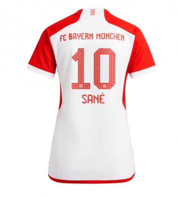 Bayern Munich Leroy Sane #10 Primera Equipación Mujer 2023-24 Manga Corta